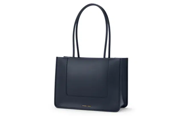CHARLESKEITH ck Tote CreamNavyOrange