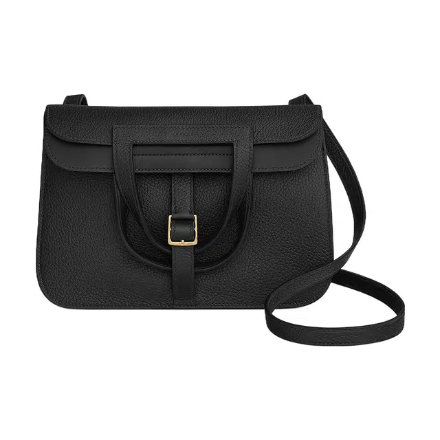 HERMES Halzan 25 Clemence Noir