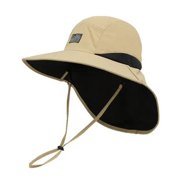 玖慕 遮阳帽男士夏季户外防紫外线太阳帽露营风防晒帽子