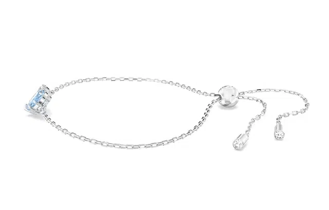 Swarovski GEMA Bracelet Blue White Symmetric Heart