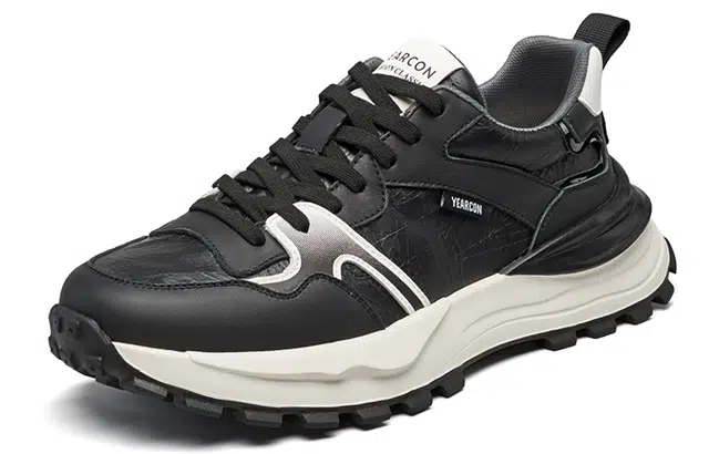 意尔康 织物 复古潮流简约 运动休闲鞋 男款