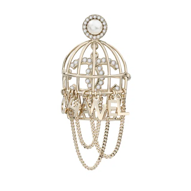CHANEL Birdcage Brooch