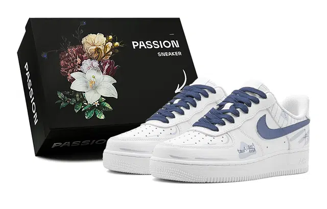 Nike Air Force 1 Low GS Blue White