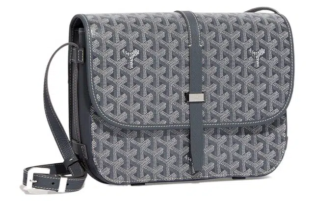 GOYARD Belvédère Medium Crossbody Bag Gray