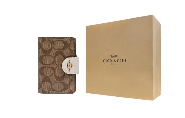 COACH Corner Zip Wristlet