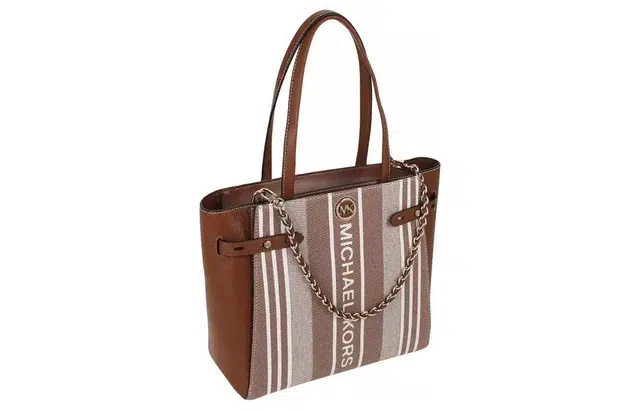 MICHAEL KORS MK Carmen Logo Tote