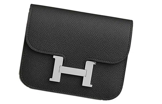 HERMES Constance Slim Epsom Noir