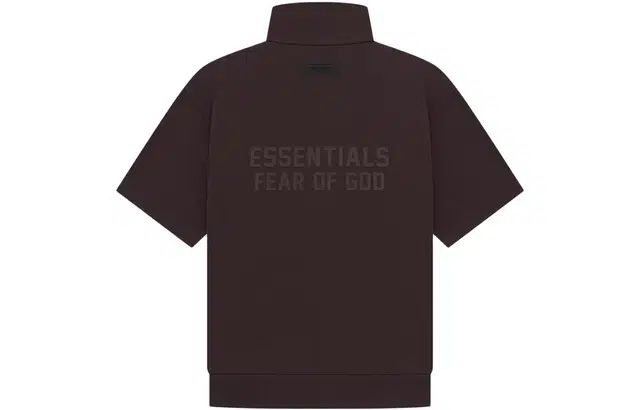 Fear of God Essentials Drop2 SS23 LS Halfzip 34 Sleeve Shirt Off-Black