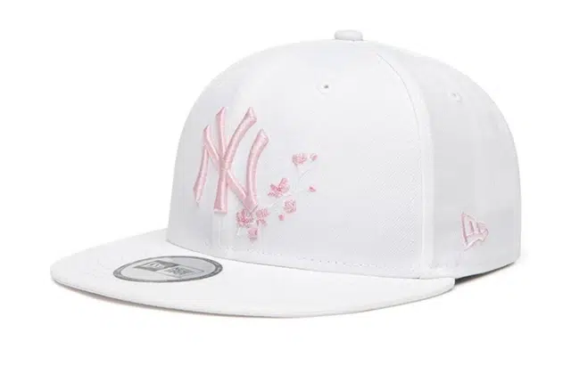 New Era Sakura Embroidery Cap White