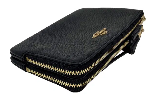 COACH Corner Zip Black