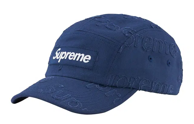 Supreme SS23 Week7 LASERED TWILL CAMP CAP