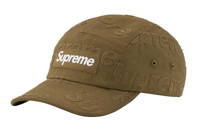 Supreme Lasered Twill Camp Cap