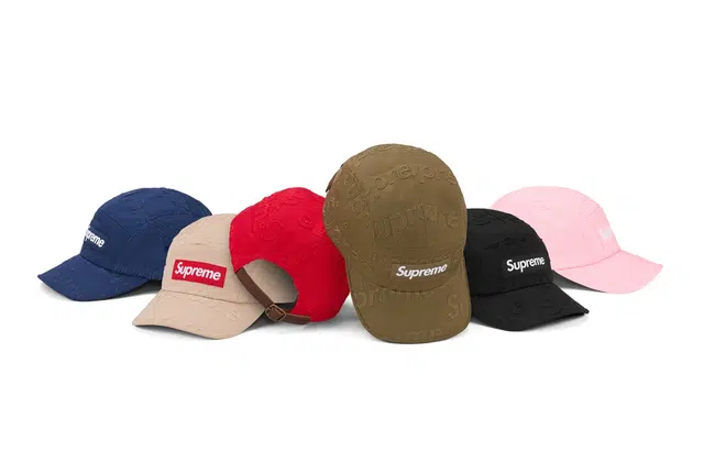 Supreme SS23 Week7 LASERED TWILL CAMP CAP