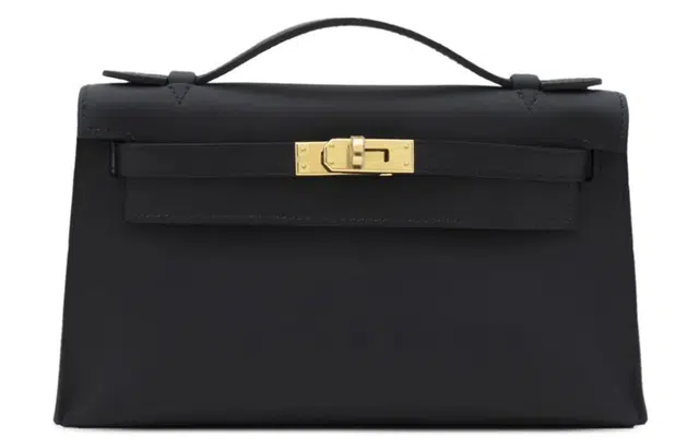 HERMES Mini Kelly 1 Swift Noir