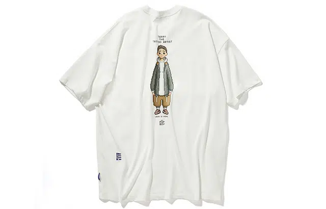 nautica white sail x MR.POPBOY SS23 Logo T
