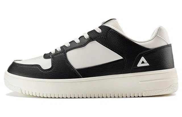 匹克 休闲百搭 防滑耐磨 低帮 板鞋 男款 黑白