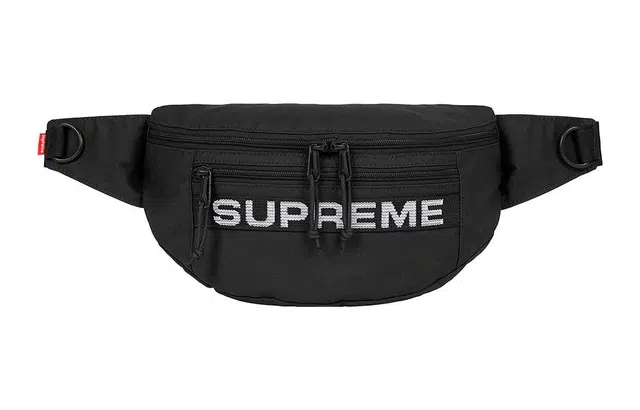 Supreme Nylon Crossbody Bag Black