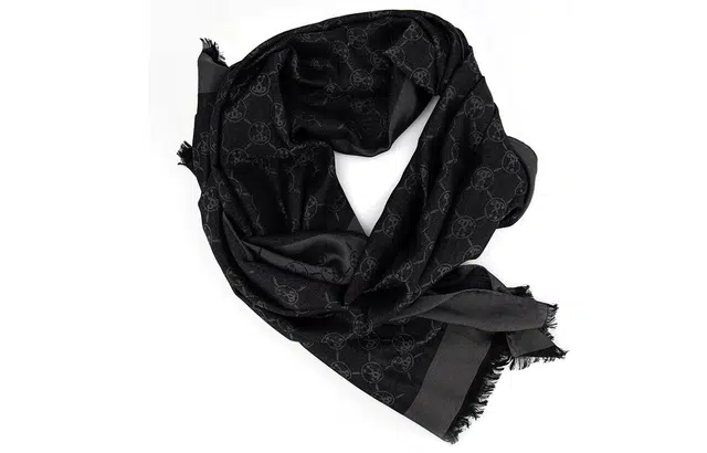 Moschino Classic Logo Scarf Black