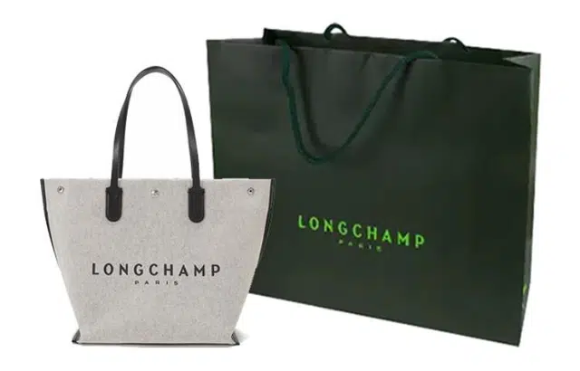 LONGCHAMP Roseau 32 LOGO Tote