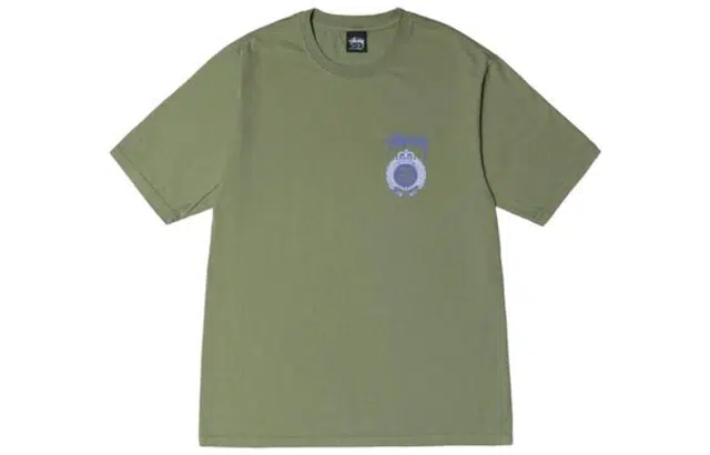 Stussy SS23 S Logo SS-LINK CROWN WREATH PIGMENT DYED TEE logo T