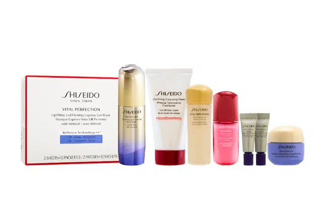 资生堂 赋活塑颜护肤套装 小样版 补水保湿滋润