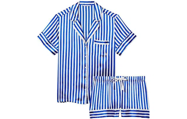 Victoria's Secret Satin Striped Pajama Set
