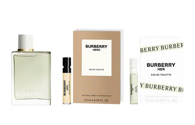 BURBERRY EDT 5ml+ EDT 1.5ml+ EDP 1.5ml