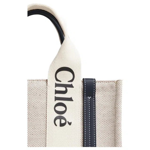 Chloe Woody Logo Tote
