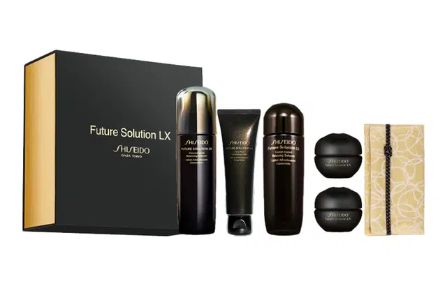 资生堂 时光琉璃奢宠礼盒 补水保湿深层清洁 六件套