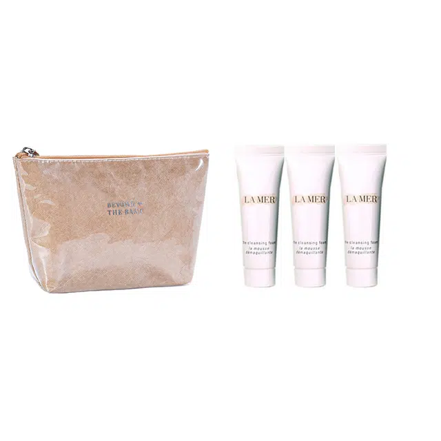 海蓝之谜 洁面旅行装 修护保湿舒缓 杜邦纸高级化妆包 小样版