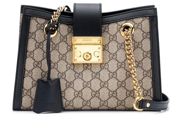 GUCCI Padlock Logo Tote