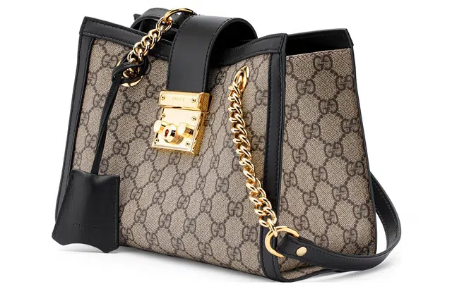 GUCCI Padlock Logo Tote