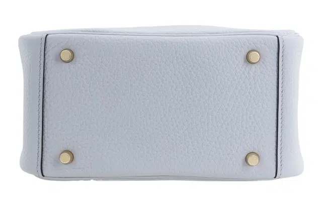 HERMES Lindy 19 Taurillon Clemence 08 Bleu Pale