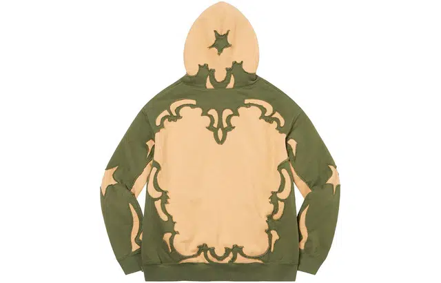 Supreme SS23 Week12 WESTERN CUT OUT HOODED SWEATSHIRT