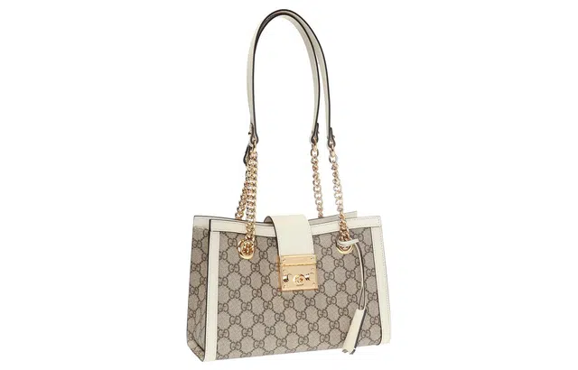 GUCCI Padlock Logo Tote