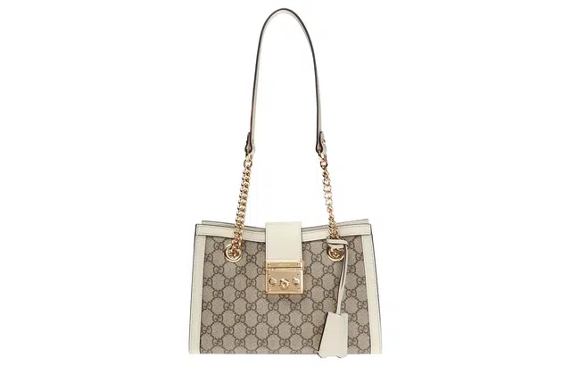 GUCCI Padlock Logo Tote