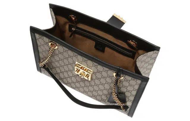 GUCCI Padlock Logo Tote