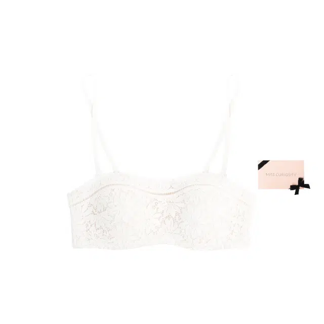 好奇蜜斯蕾丝防滑无肩带无钢圈抹胸内衣女夏季文胸显胸大漫画胸 礼盒装