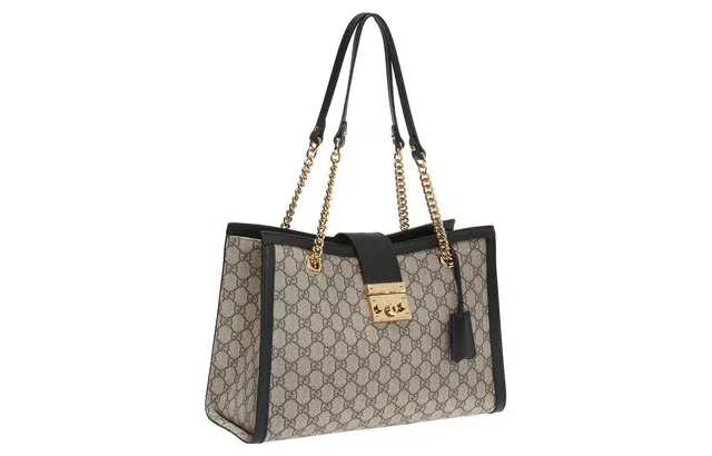 GUCCI Padlock Logo Tote