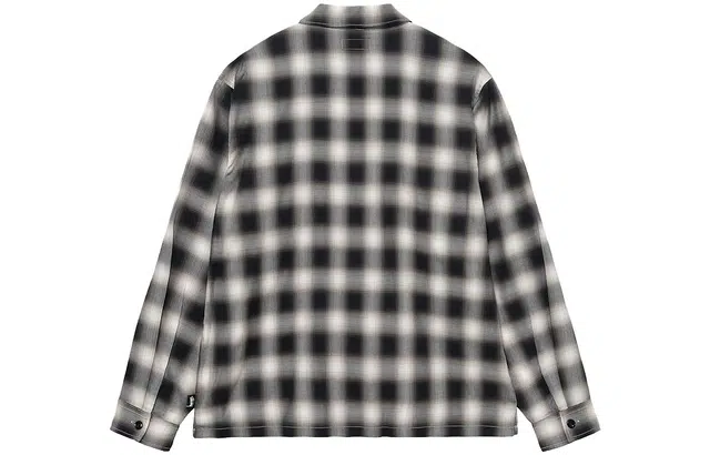 Stussy Eddie Plaid Zip Shirt