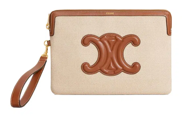CELINE Cuir Triomphe Brown