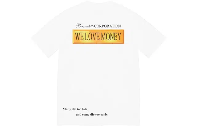 Supreme x BERNADETTE CORPORATION SS23 WEEK13 MONEY TEE LogoT