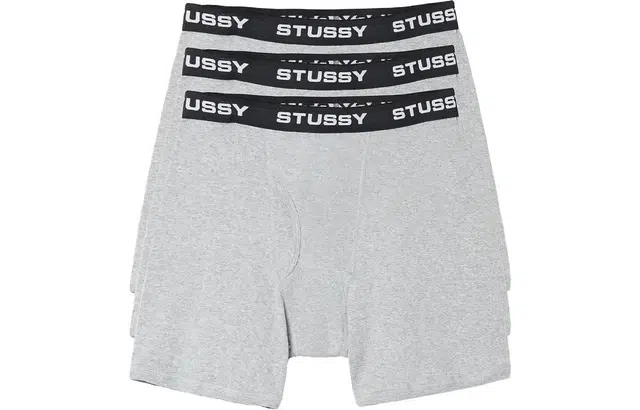 Stussy Boxer Briefs 3-Pack Black