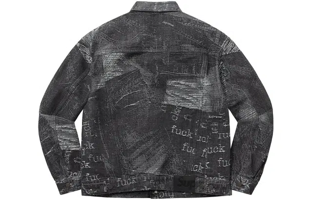 Supreme Archive Denim Jacquard Trucker Jacket