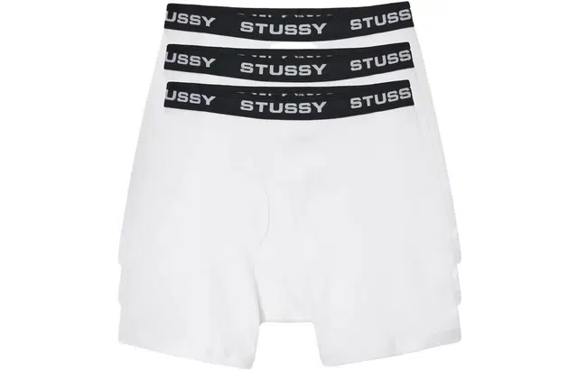 Stussy Boxer Briefs 3-Pack Black
