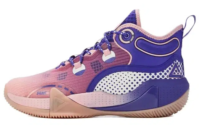 匹克 力量系列 中帮 实战篮球鞋 男款 紫