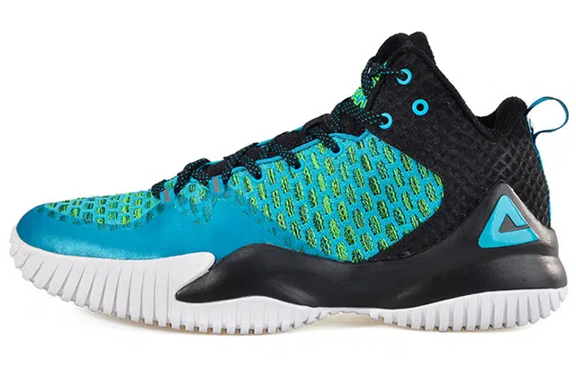 Peak Basketball Shoes Black Blue