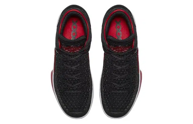 Jordan Air Jordan 32 Low Banned Bred Black University Red