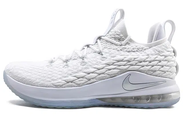 Nike Lebron 15 Low White Metallic Silver