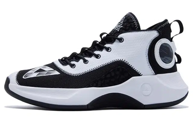 匹克 速度系列 减震耐磨 低帮 篮球鞋 男款 黑白